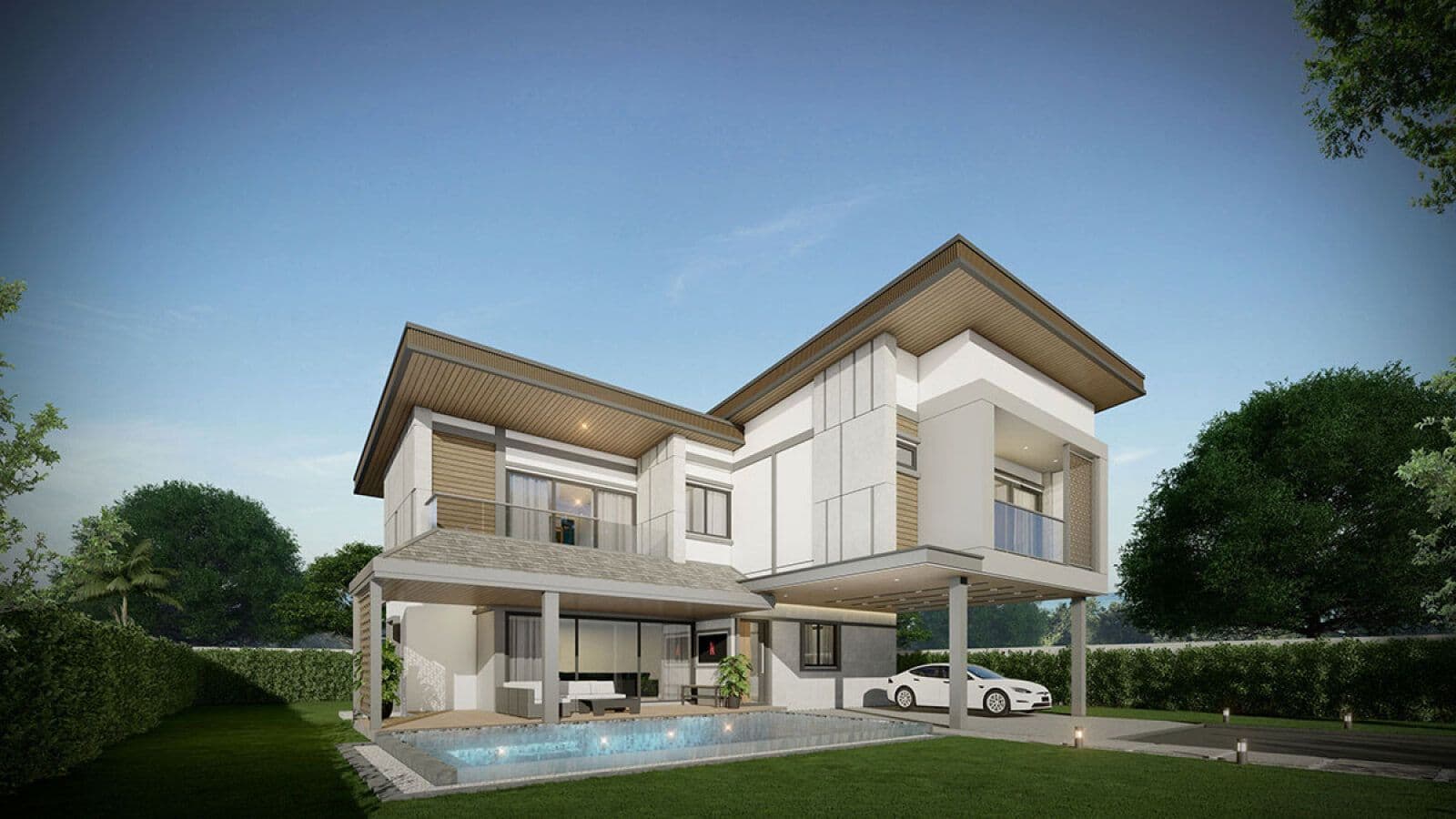 Villas con Piscina en New Jomtien — 1